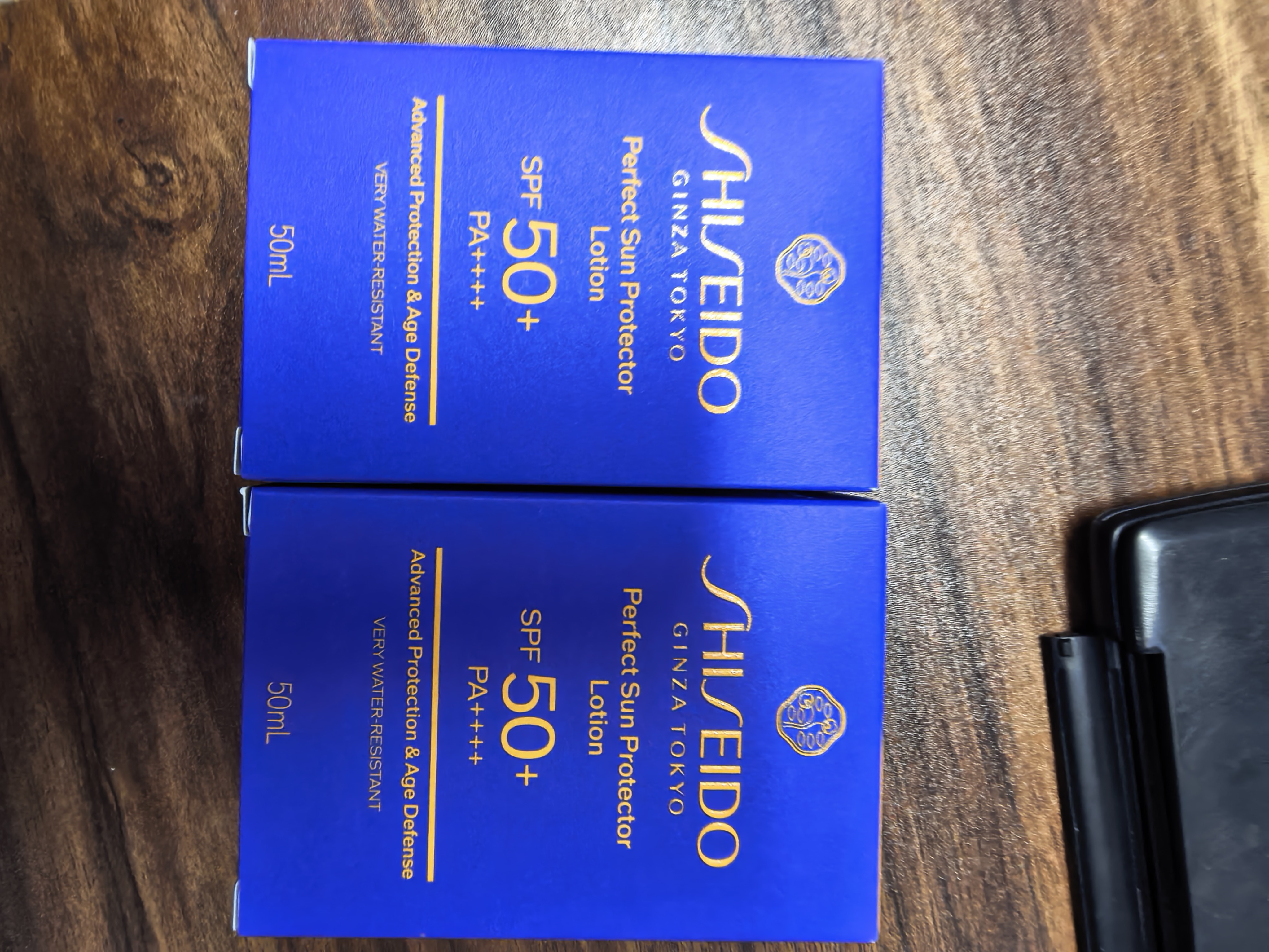 资生堂（Shiseido）蓝胖子防晒霜50ml*2SPF50+【新版】防水防汗隔离夏季男女生日礼物 实拍图