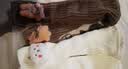 9i9儿童袜套春秋女童堆堆袜套针织小腿洛丽塔腿套白+卡其2双约3-15岁 实拍图