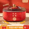 彩致（CAIZHI）干果盘新年果盘水果盘零食盘糖果盒客厅坚果收纳盒双层 CZ6641 实拍图