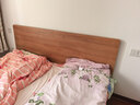 全友家居 北欧原木风板式床1.8米x2米主卧室简约现代家用木板双人大床 实拍图