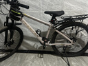 凤凰官方旗舰店山地自行车男女士变速单车青少年学生越野公路赛车途瑞 铝架【辐条/油碟刹】消光灰 26寸【适合160-185cm】 24速 实拍图