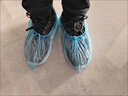 美丽雅鞋套一次性加厚200只室内机房厂房样板间家用塑料防水防尘脚套 实拍图