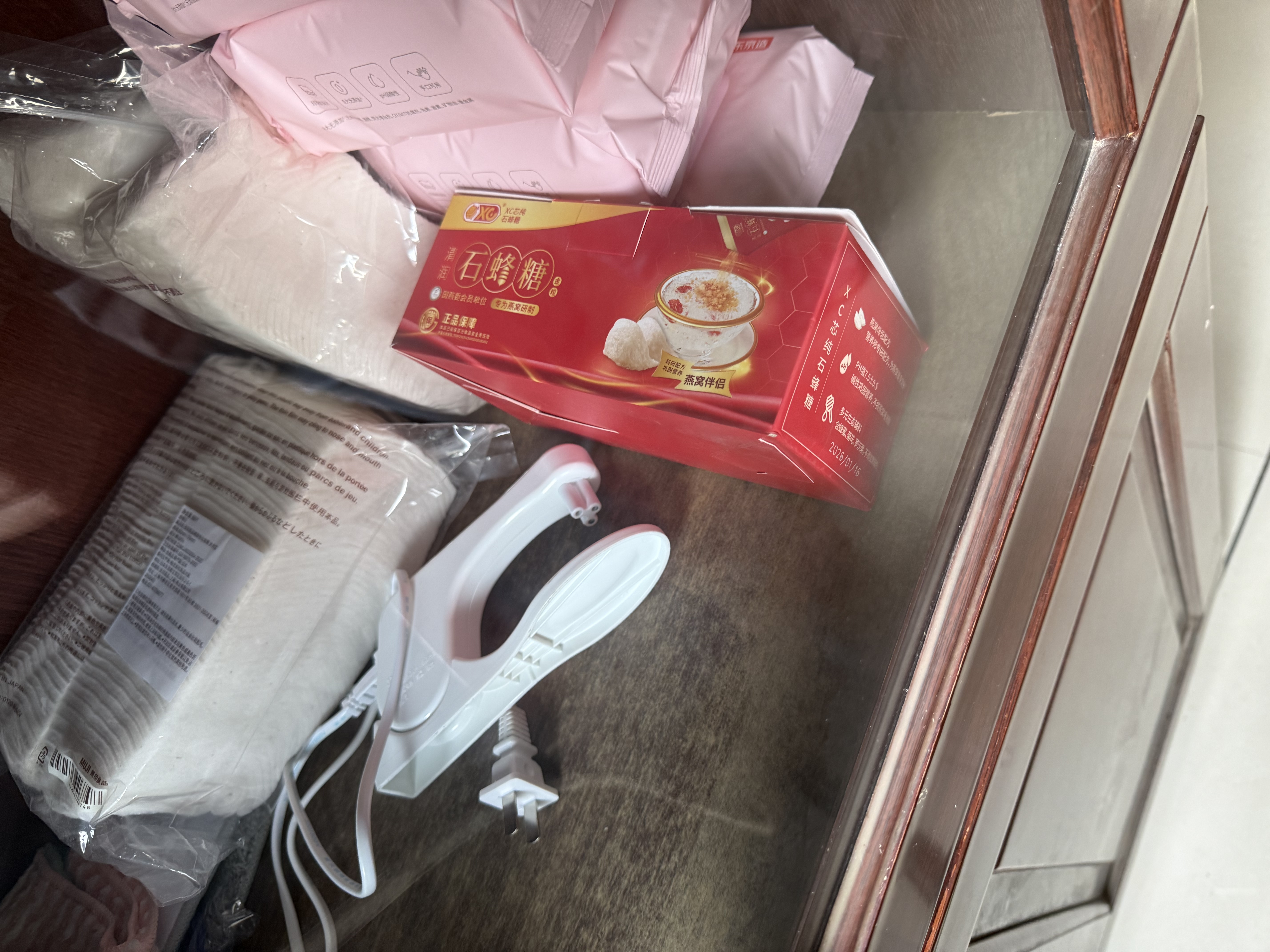 燕福元 石蜂糖 燕窝伴侣蜂窝蜂巢蜂蜜糖细颗粒盒装 180g/盒（15g*12包） 实拍图