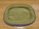 【京东快递】猫窝狗窝保暖中大型狗垫子四季狗狗窝垫大型狗窝沙发 草绿色 L- 60*48cm 适合15斤内宠物 实拍图