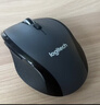 罗技（Logitech）M705无线鼠标 激光办公鼠标Mac 右手人体工学鼠标电池款双滚轮模式 笔记本台式鼠标中大手适用优联 M705黑灰色 实拍图