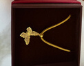 周大生黄金吊坠女足金蝴蝶首饰挂坠生日礼物送女友1.72g 实拍图