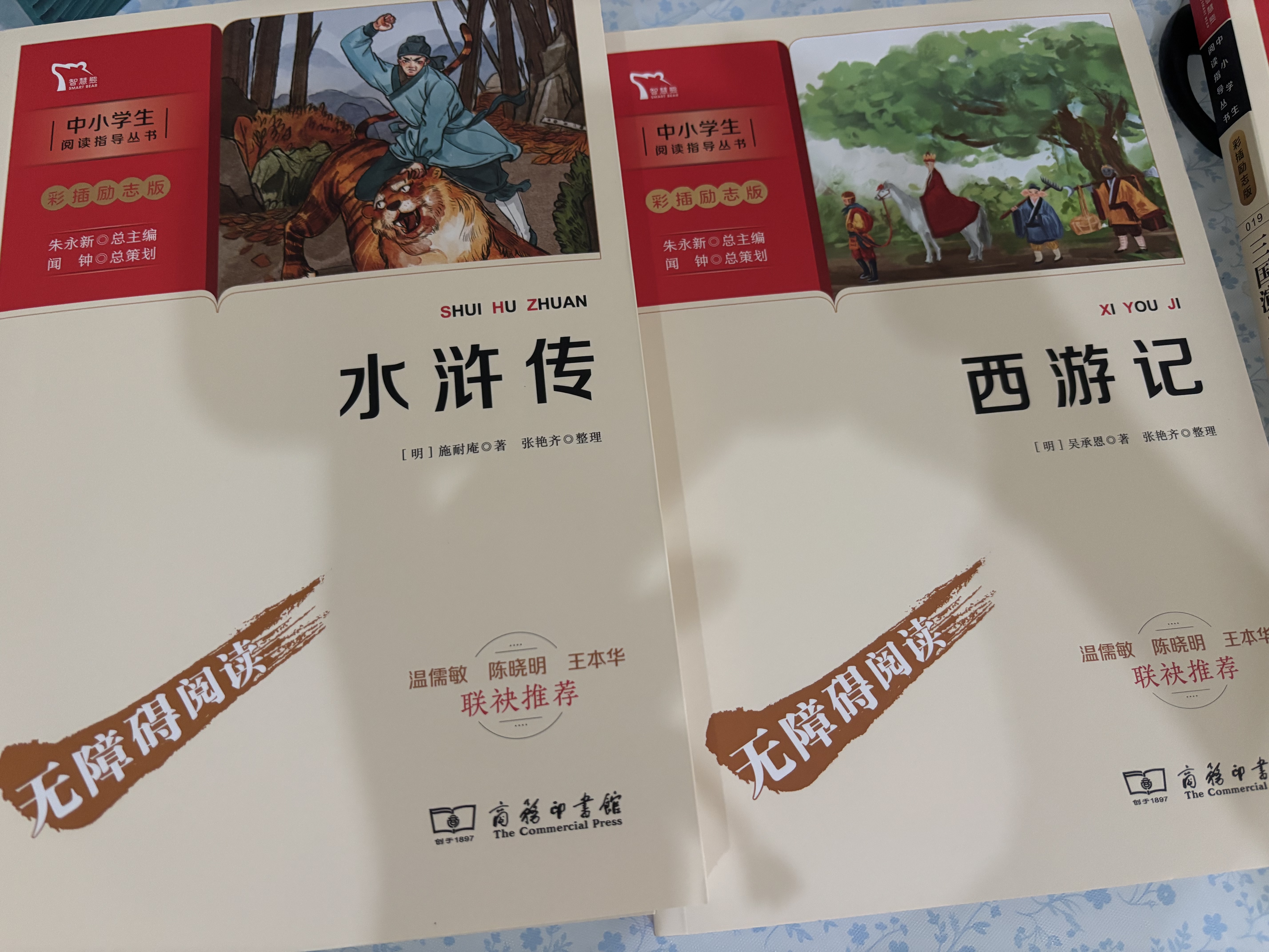 四大名著青少版 三国演义 水浒传 红楼梦 西游记 青少年版无障碍阅读小学三四五六年级推荐阅读  实拍图