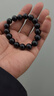 石传百世天然黑曜石手串男女款转运珠水晶佛珠情侣手链本命年礼物 实拍图