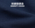 左西童装男童裤子春儿童反光条卫裤2026新款中大童运动裤 藏青色 140 实拍图