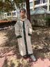 牧萌儿童雨衣带书包位防水透气宝宝加厚雨衣男童女童上学户外时尚雨披 默咖米【大书包位+升级拉链款】 4XL【建议身高140-160cm】 实拍图