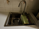 华帝（VATTI）普通厨房水槽S1大单槽拉丝304不锈钢洗菜盆洗碗盆一体成型含龙头 实拍图