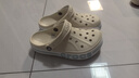 卡骆驰（CROCS）贝雅卡骆班洞洞鞋轻便耐磨一脚蹬休闲鞋女鞋时尚沙滩鞋|205089 冬日白/彩色-1LI 36 /37(220mm) 实拍图