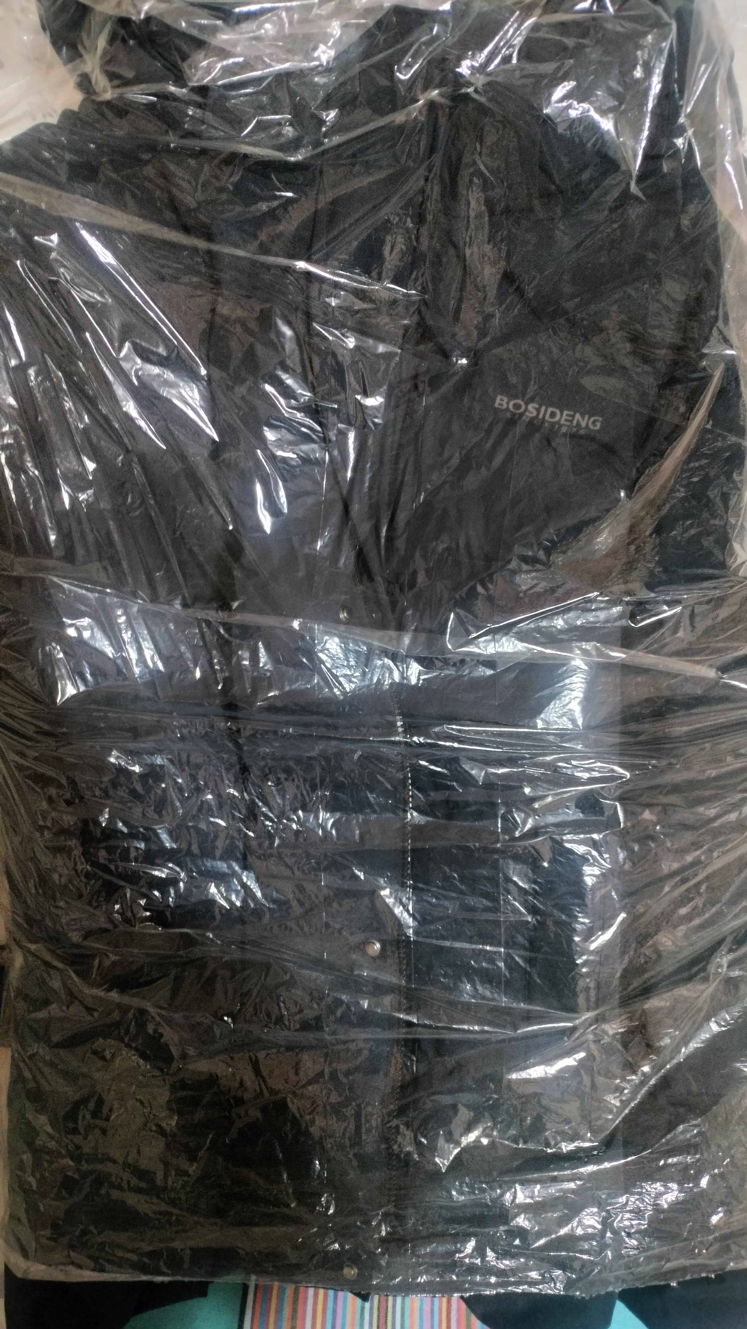 波司登（BOSIDENG）【热销爆款】90绒羽绒服男短款商场热卖同款脱卸帽送父母保暖外套 【店长推荐】墨石蓝5984 XL 185/104A 体重约140-155斤 实拍图
