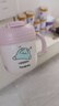 taoqibaby儿童重力球牛奶杯吸管杯喝奶杯带刻度可加热宝宝不锈钢水杯学饮杯 实拍图