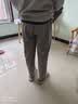 回力（Warrior）华夫格裤子男士春夏薄款休闲运动长裤青少年宽松男裤 麻灰 XL 实拍图