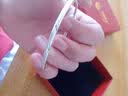 中国黄金（CHINA GOLD）银手镯女款足银满天星手镯时尚款推拉银镯子情人节生日礼物送女友 【京速达】亲肤足银*满天星手镯【20g±1g】 实拍图