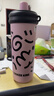 炊大皇保温杯316医用级不锈钢茶仓分离吸管大容量水杯夹心乌梅600ml 实拍图