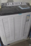 奥克斯（AUX）洗衣机半自动家用双缸双桶大容量小型租房宿舍波轮双杠强力去污省水电 13公斤【洗8+脱5+终生联保】黑色 双缸 实拍图
