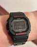 卡西欧（CASIO）手表男士G-SHOCK经典小方块运动电子学生日韩表送男友DW-5600HR-1 实拍图
