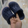 CROCS卡骆驰贝雅卡骆班儿童洞洞鞋沙滩凉鞋男童女童拖鞋/207018/207019 深蓝色-410 29 (175mm) 实拍图