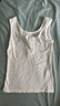 都市丽人莱赛尔吊带背心女内搭修身显瘦打底内衣外穿吊带女无袖上衣白L 实拍图