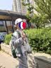 左西儿童防晒帽男女童帽子春秋2026新款字母棒球帽运动鸭舌帽 米白 实拍图