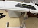 山业 移动升降桌 电脑桌工作台可升降学习桌 沙发床边桌床上桌家用桌 白色 实拍图