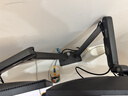 AOC双屏显示器支架 电脑工位增高架 多屏升降旋转机械臂 电脑桌屏幕升高架 显示屏支架 AM420PLUS银灰 实拍图