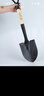 寿禾 铁锹园艺户外铲雪加厚挖土种菜种树园林农具 尖头园艺木把小铁锹 实拍图