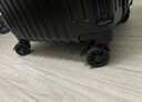 DULA五轮大容量行李箱杯架旅行箱充电拉杆箱密码箱皮箱子飒灰棕26英寸 实拍图