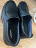 奥康（Aokang）官方春秋季流行商务休闲皮鞋男士舒适百搭一脚蹬鞋子男黑40码 实拍图