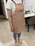 光多拉防水围裙厨房防油污家用做饭无袖工作服男士女士通用家务清洁粉色 实拍图