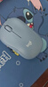 罗技（Logitech）M221 轻音鼠标 无线鼠标 办公鼠标 对称鼠标 带无线微型接收器 雾霭蓝 实拍图