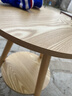 全品屋小圆桌茶几家用客厅简易沙发边几北欧卧室床头边桌迷你阳台小桌子 【双层】木纹色40*40*50 加粗桌腿 加大承重 实拍图