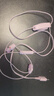 索尼（SONY）IER-EX15C 有线耳机Type-C 时尚穿搭 手机电脑游戏通话K歌适配苹果17/16/15小米华为荣耀OPPOvivo 粉红色 实拍图