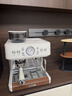 柏翠（petrus）（ petrus ）意式咖啡机半自动家用奶泡机研磨一体小型双泵牛角手柄PE3899  实拍图