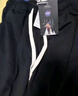 NASA GISS休闲裤男宽松直筒冰丝裤薄款长裤子夏季男装 黑色冰丝 M 实拍图