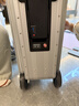 爱尔威（Airwheel）电动行李箱可骑行智能拉杆箱可坐可代步20英寸登机箱 青春版—银 实拍图
