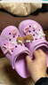 卡骆驰（CROCS）贝雅卡骆班洞洞鞋|205089 芭蕾粉-6TG 37/38(230mm) 实拍图