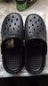 俞兆林（YUZHAOLIN）洞洞鞋男户外开车凉鞋沙滩鞋包头拖鞋男外穿 YF093 黑 实拍图