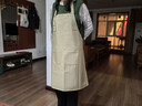 美丽雅防泼水隔油围裙仿冲锋衣面料家用厨房做饭可调节挂脖高级感男女 实拍图