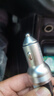 纽曼（Newmine）车载充电器点烟器一拖二双USB金属车充电压显示检测快充SX001-008 实拍图