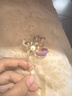 唐后高定珐琅彩鸢尾花胸针女天然珍珠奢华气质别针情人节西装大衣配饰 实拍图