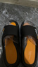 回力运动拖鞋男浴室内户外减震防滑厚底凉拖鞋HL39651卡其色44-45码 实拍图
