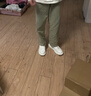 H8楚麦昆鞋小白鞋厚底增高鞋2026新款情侣男女休闲莆田鞋子经典板鞋 白色-雾霾蓝【顺丰速发】高品质 42 男码（正码正拍） 实拍图