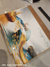 Sixpoetry 客厅装饰画现代简约沙发背景墙壁画轻奢三联晶瓷画大气高档挂画 福禄双收（铝合金外框） 镶钻画左右50*70+中间100*70亮面 实拍图