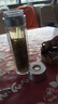 超大玻璃杯茶杯车载男士新款高档全自动开盖茶水分离便携双层水杯 LV一键开【进口瑞士玻璃】 【特级防爆】银盖500ML 实拍图