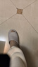 MUJI男女通用 水洗棉厚底拖鞋 无性别 男鞋女鞋 前开/藏青色条纹 5S 23 cm/S/36码（2.0） 实拍图