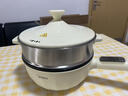 美的（Midea）电炒锅 电蒸锅 电煮锅 家用多功能电火锅 煎炒蒸煮炒菜锅 4L多用途锅一体宿舍锅 HCG2816 配蒸笼 实拍图
