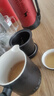 几物森林茶具套装旅行茶具快客杯户外单人便携式功夫茶具陶瓷茶杯送礼6件 实拍图